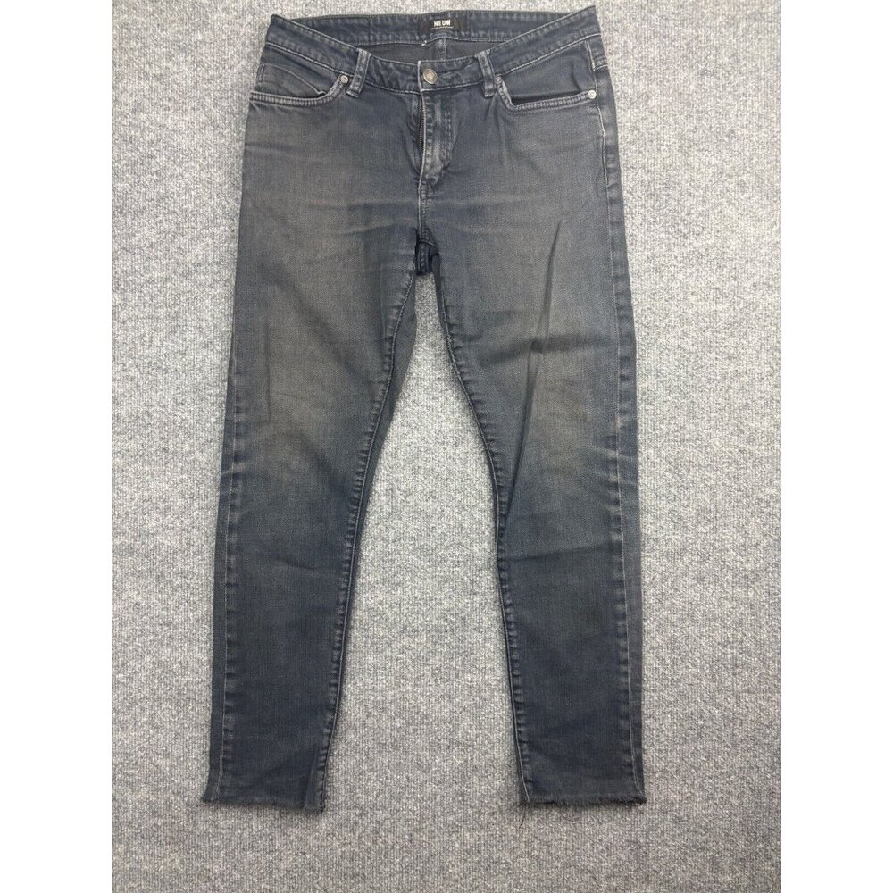 Neuw Nieuw Lands Traat Sister Ray Jeans Women's 8R 26 x 32 Black Denim Skinny